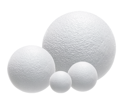 Esferas de poliestireno expandido